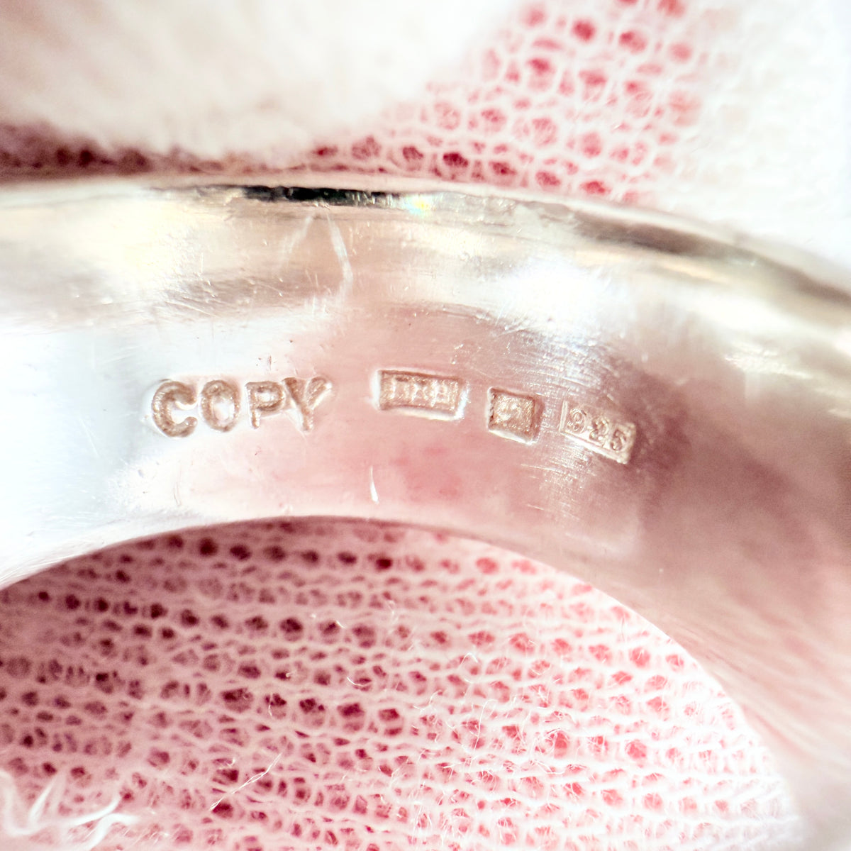 Bengt Hallberg, Sweden. Vintage Viking Copy Sterling Silver Ring.