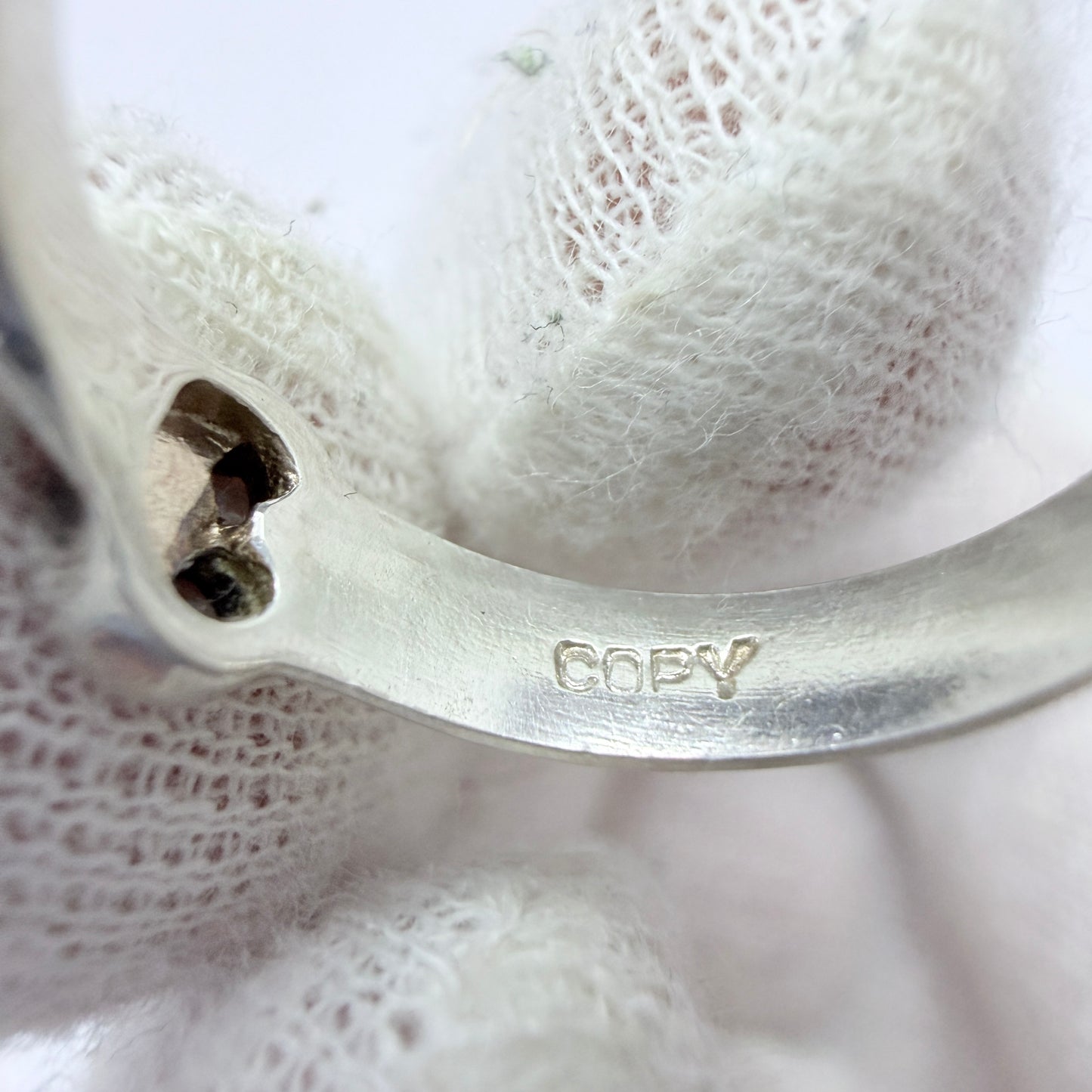 Bengt Hallberg, Sweden Vintage Sterling Pearl Viking Copy Ring