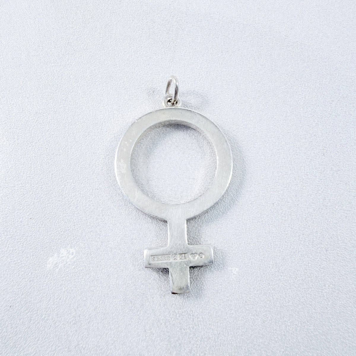 Sporrong, Sweden 1974. Vintage Solid Silver Venus Women's Liberation Movement Pendant