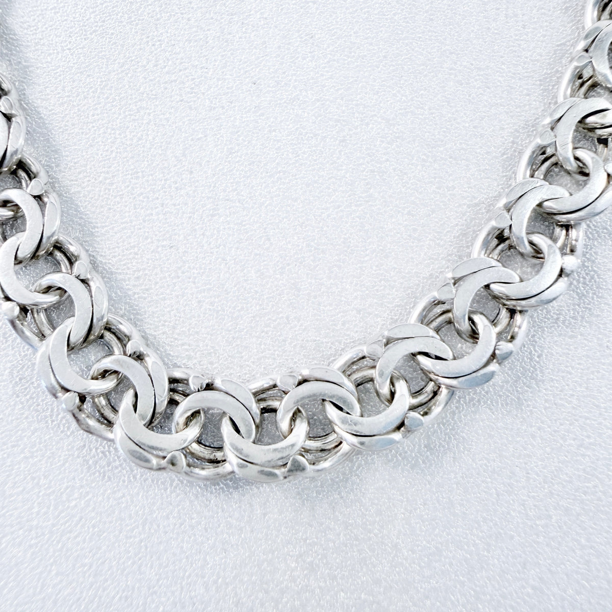 Kaplan, Sweden 1963. Vintage Solid Silver Bismarck Bracelet.