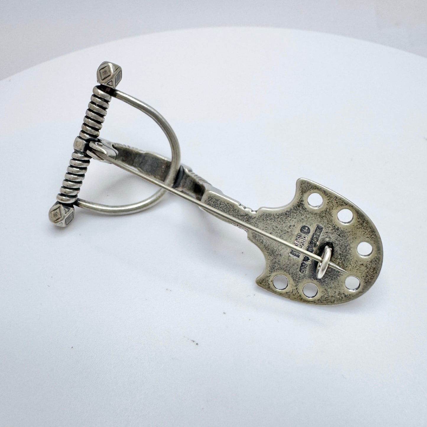 Kalevala Koru, Finland 1996. Vintage Sterling Silver Brooch.