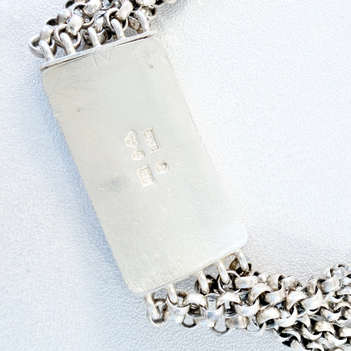 Tage Svensson, Sweden 1955. Vintage Mid-century Solid Silver Choker Necklace.