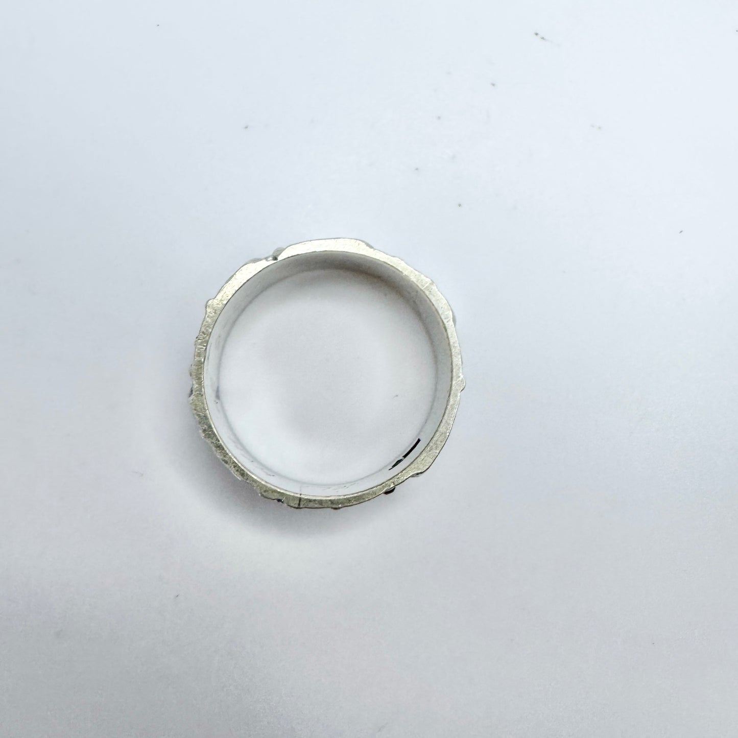 Kello Oy, Finland 1976. Vintage Sterling Silver Unisex Ring.