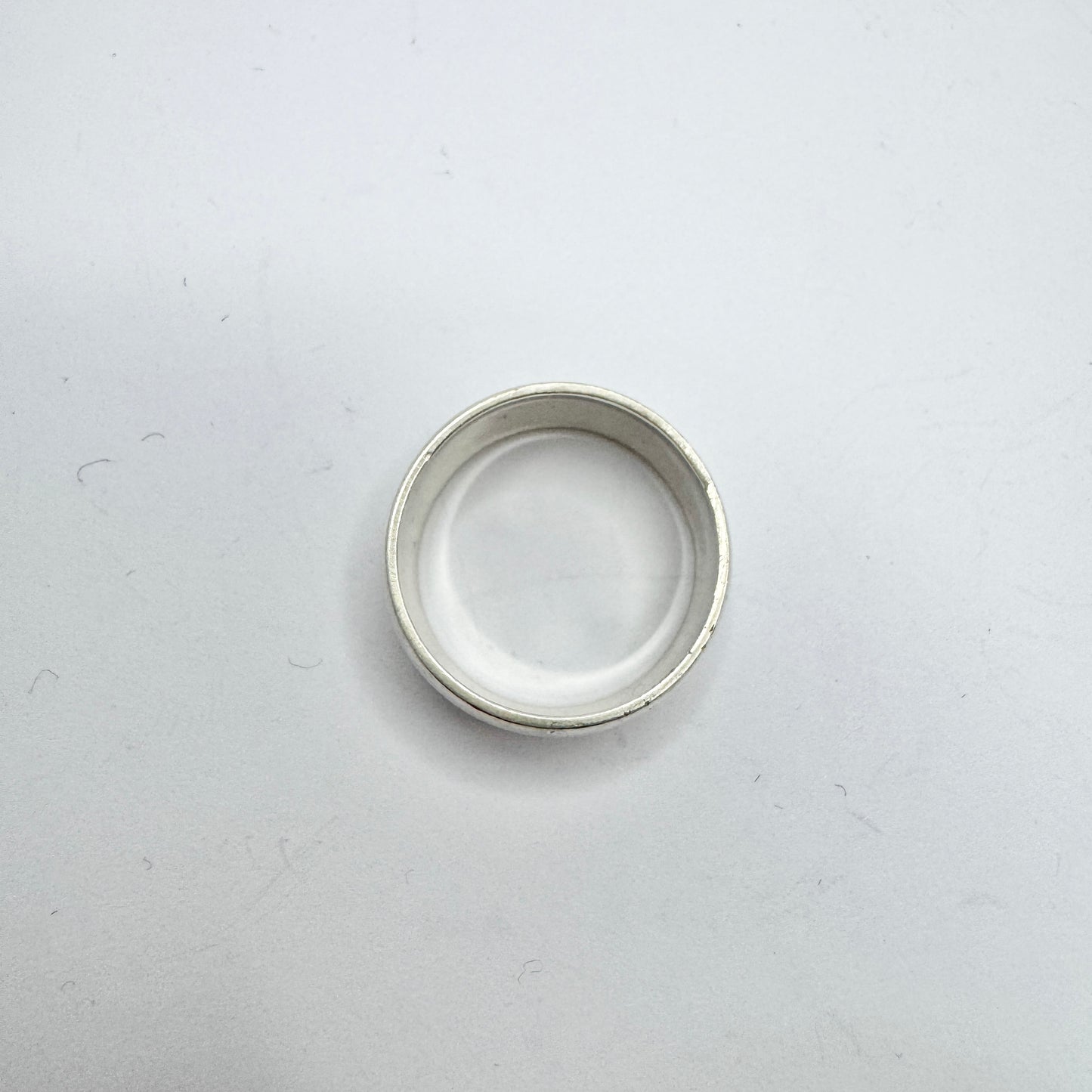 Svedboms, Sweden 1975. Vintage Sterling Silver Band Ring.