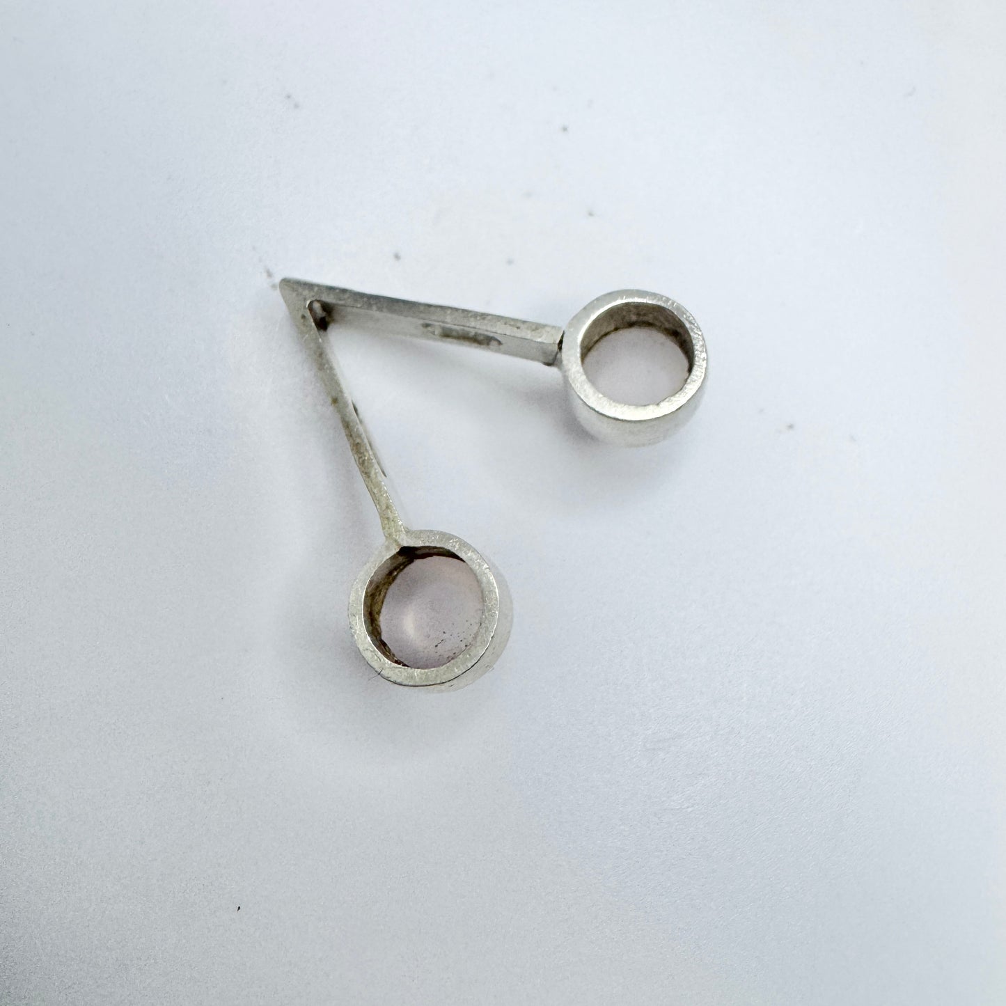 Martti Viikinniemi, Finland. Vintage Solid Silver Moonstone Pendant.