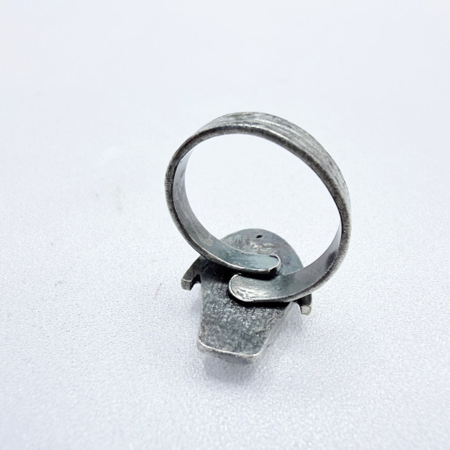 Vintage Solid Silver Modernist Ring. Prob. USA / Canada ca 1970s.