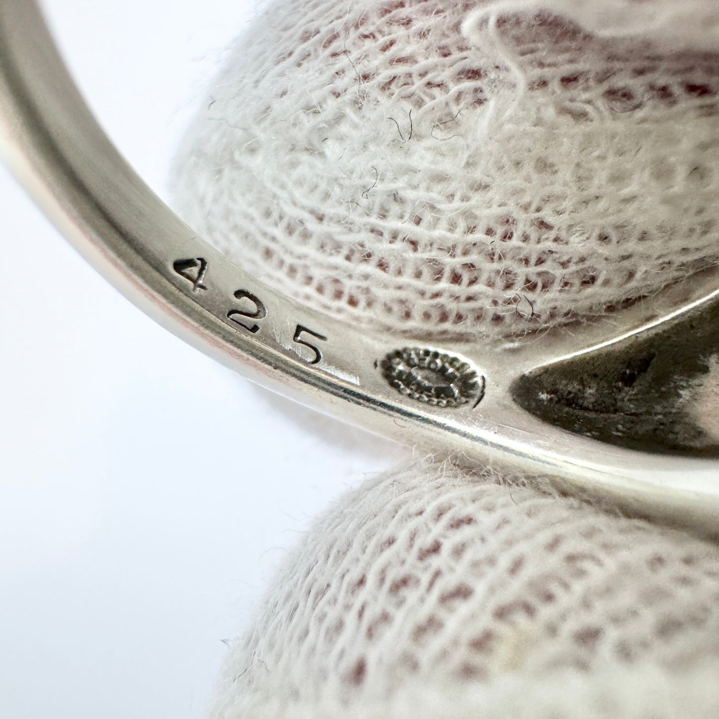 Lene Munthe for Georg Jensen, Denmark. Vintage Sterling Silver Ring.