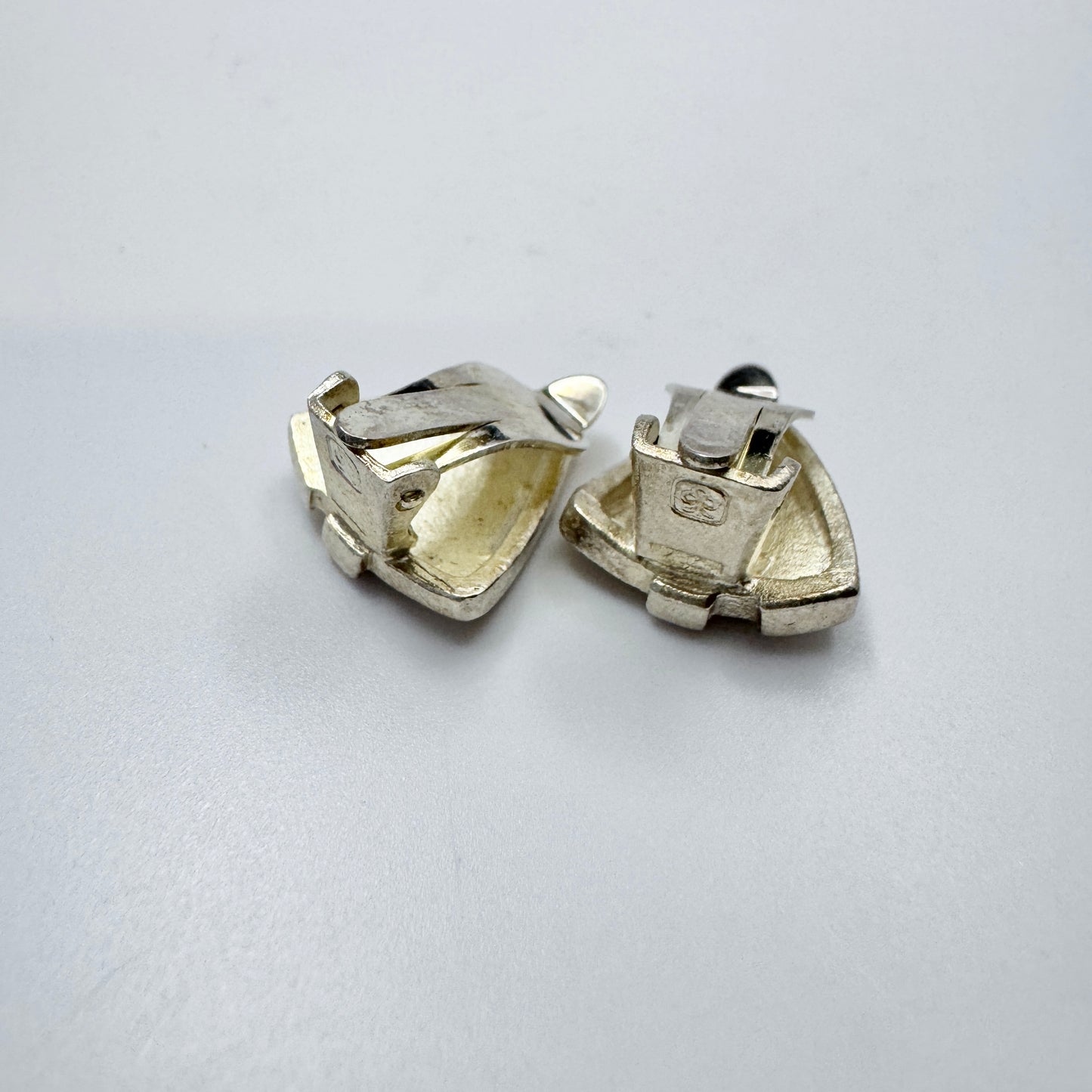 Finland. Vintage Sterling Silver Earrings.