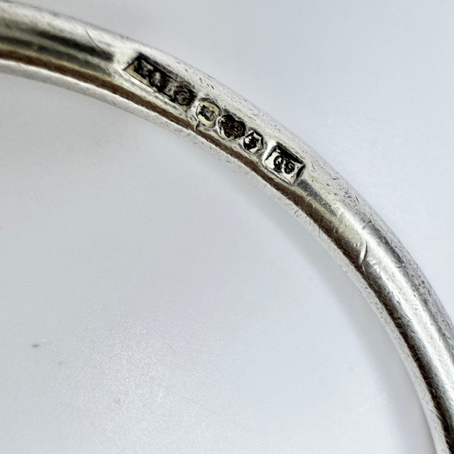 Ceson, Sweden 1966. Chunky Vintage Sterling Silver Ball Charm Bracelet.