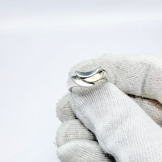 Jens J.Aagaard, Denmark. Vintage Sterling Silver Unisex Ring.