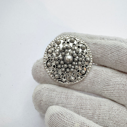 Greece. Vintage Sterling Silver Brooch.