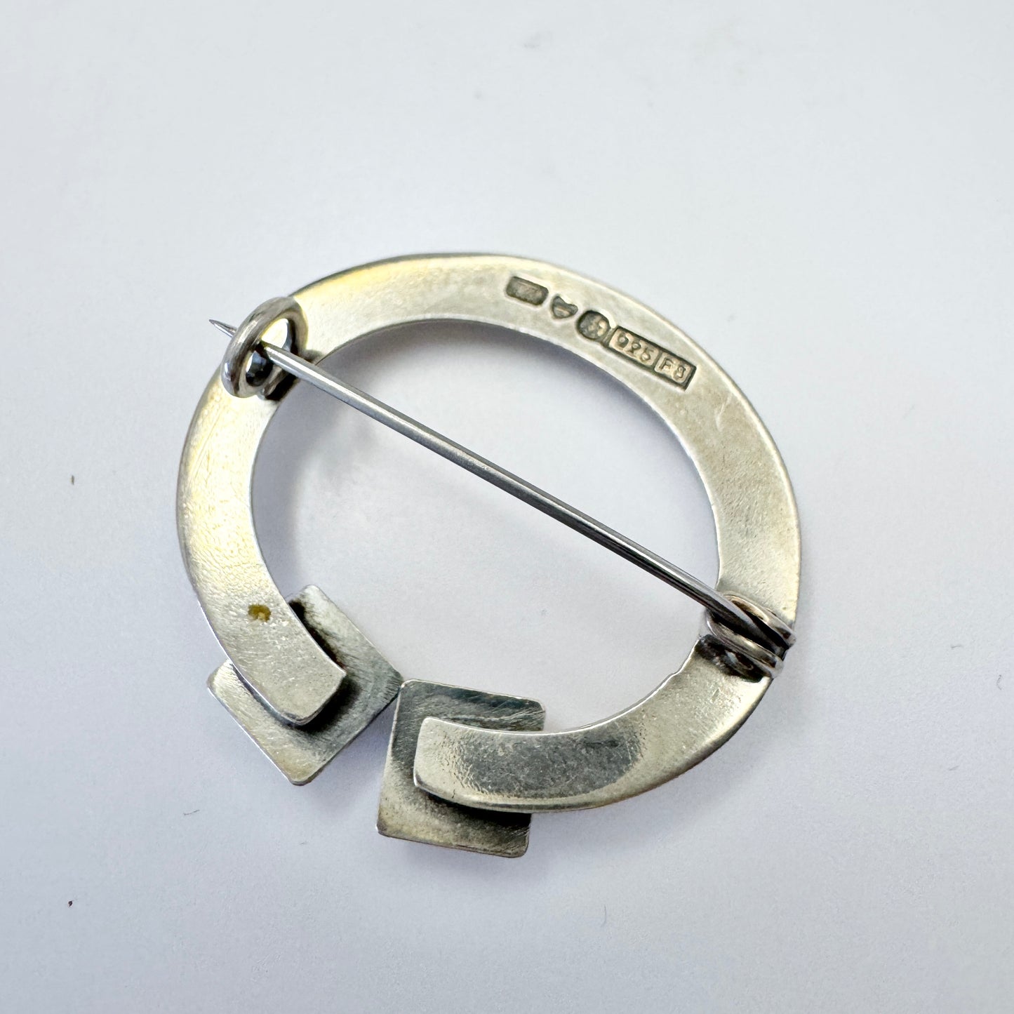 Kalevala Koru, Finland 1983. Vintage Sterling Silver Brooch.