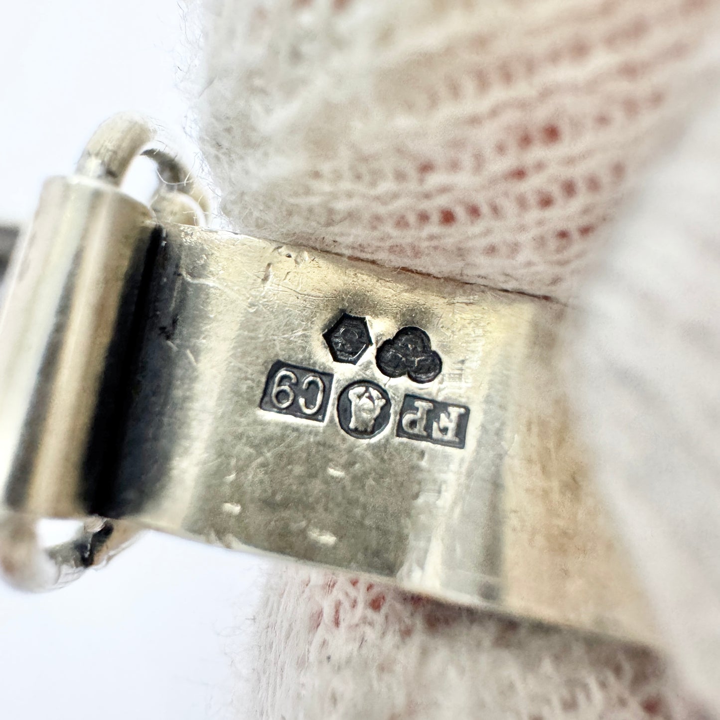 Pinco, Sweden 1953. Vintage Solid Silver Bracelet.