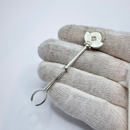 Georg Jensen, Denmark. Vintage Solid Silver Cigarette Holder.