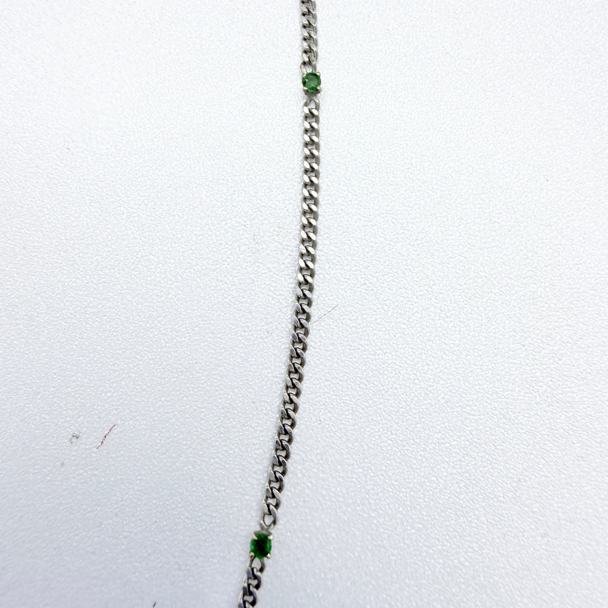 Sweden. Vintage 18k Gold Emerald Necklace.