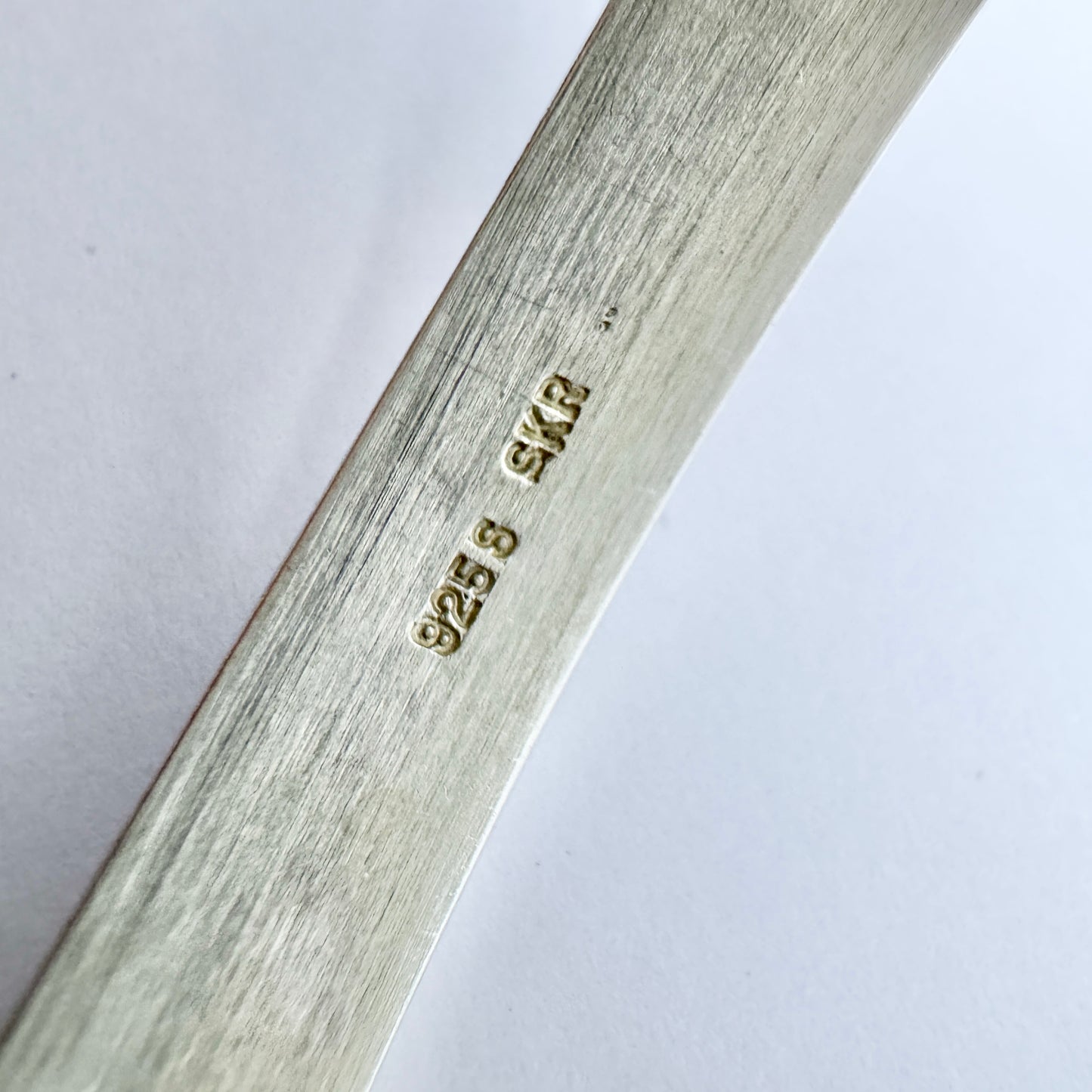 SKR, Denmark. Vintage Sterling Silver Bangle Bracelet.