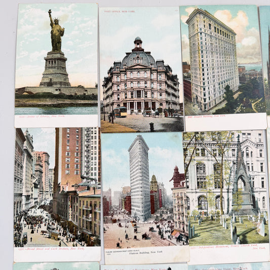 Old Post Cards. New York, USA.