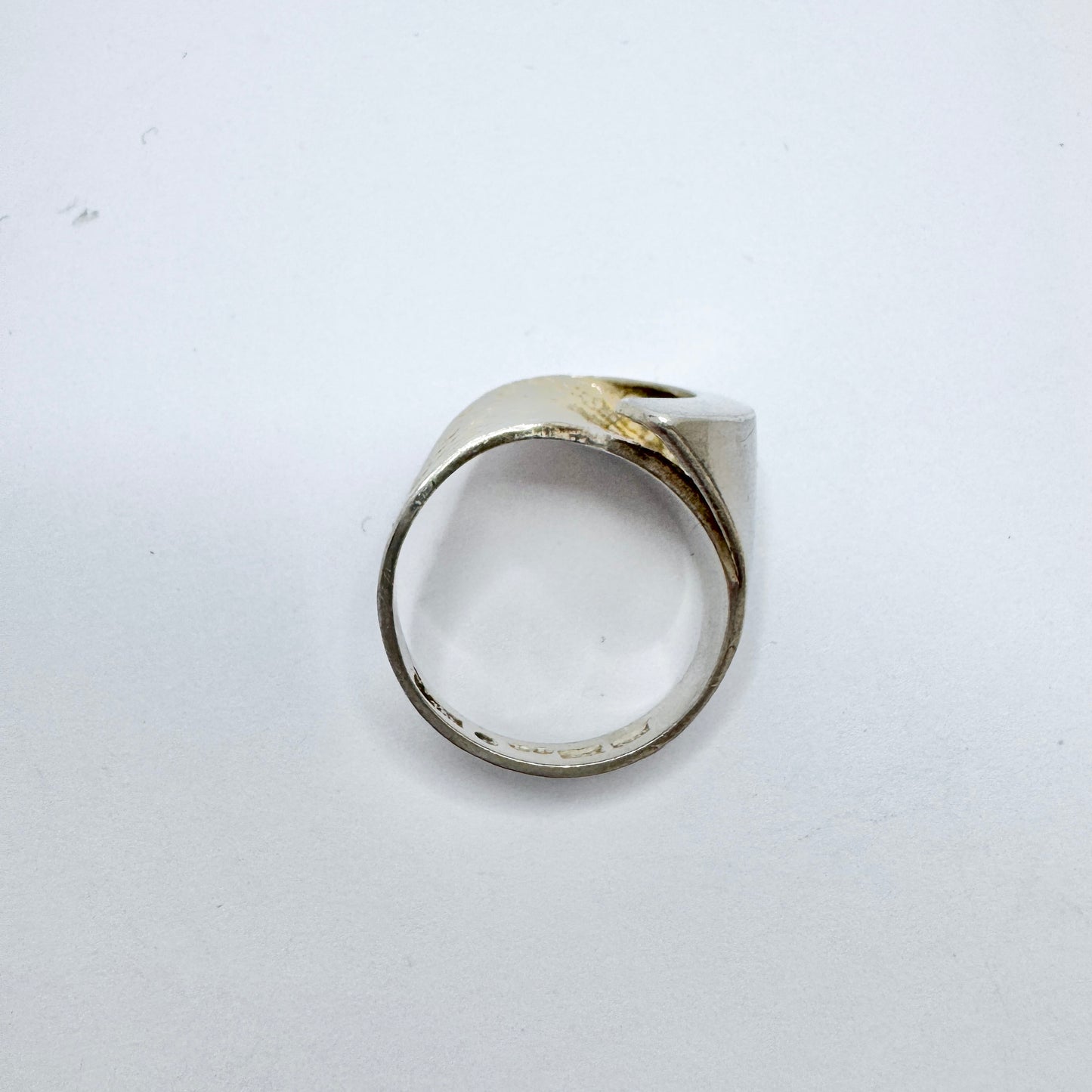 Alton, Sweden 1987. Vintage Sterling Silver Ring.