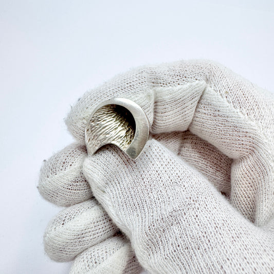 Alton, Sweden 1987. Vintage Sterling Silver Ring.