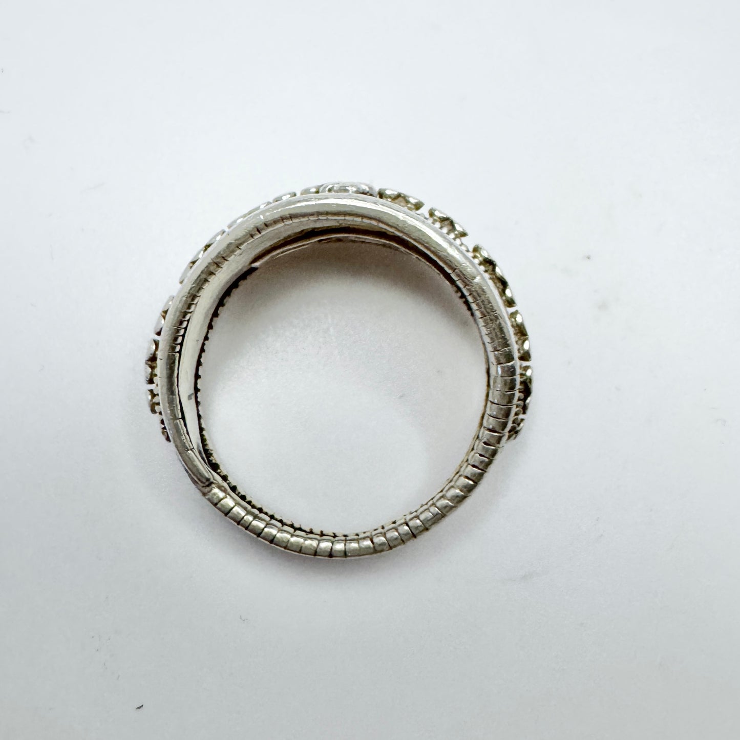 Bengt Hallberg, Sweden. Vintage Sterling Silver Viking Copy Ring