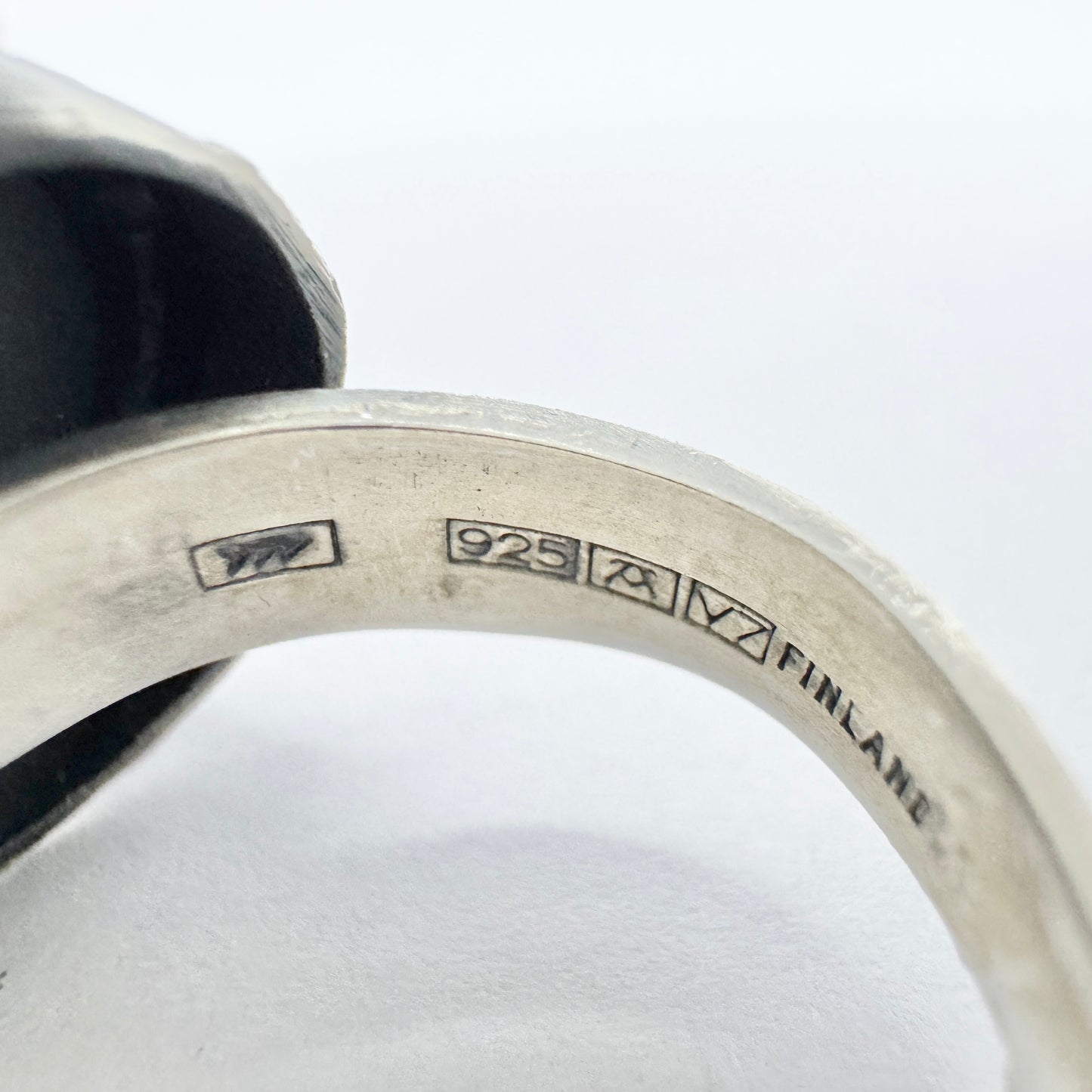 Karl Laine for Sten & Laine Finland 1975. Vintage Sterling Silver Ring.
