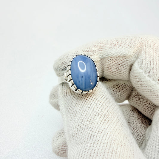 O Nordström, Sweden 1970-80s. Vintage Sterling Silver Bergslagen-stone Ring.