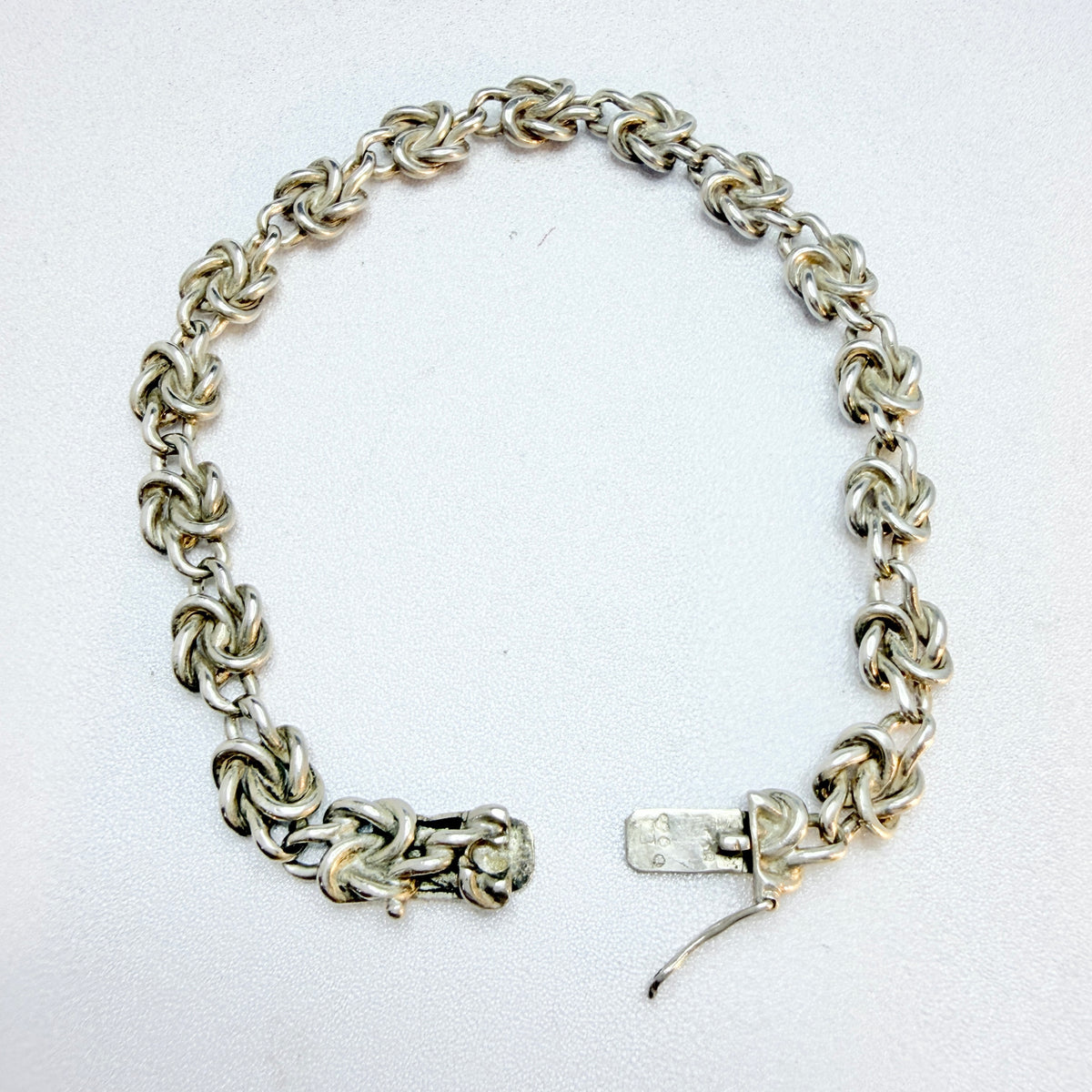 Stockholm, Sweden c 1940. Solid Silver Bracelet.