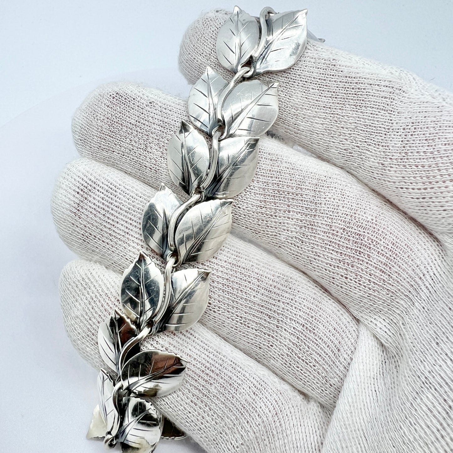 Michelsen, Sweden 1949. Vintage Sterling Silver Bracelet. Design by Gertrud Engel