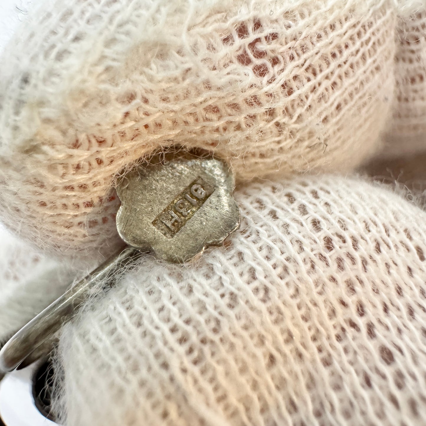 Finland 1930-40s. Vintage Solid Silver Earrings.