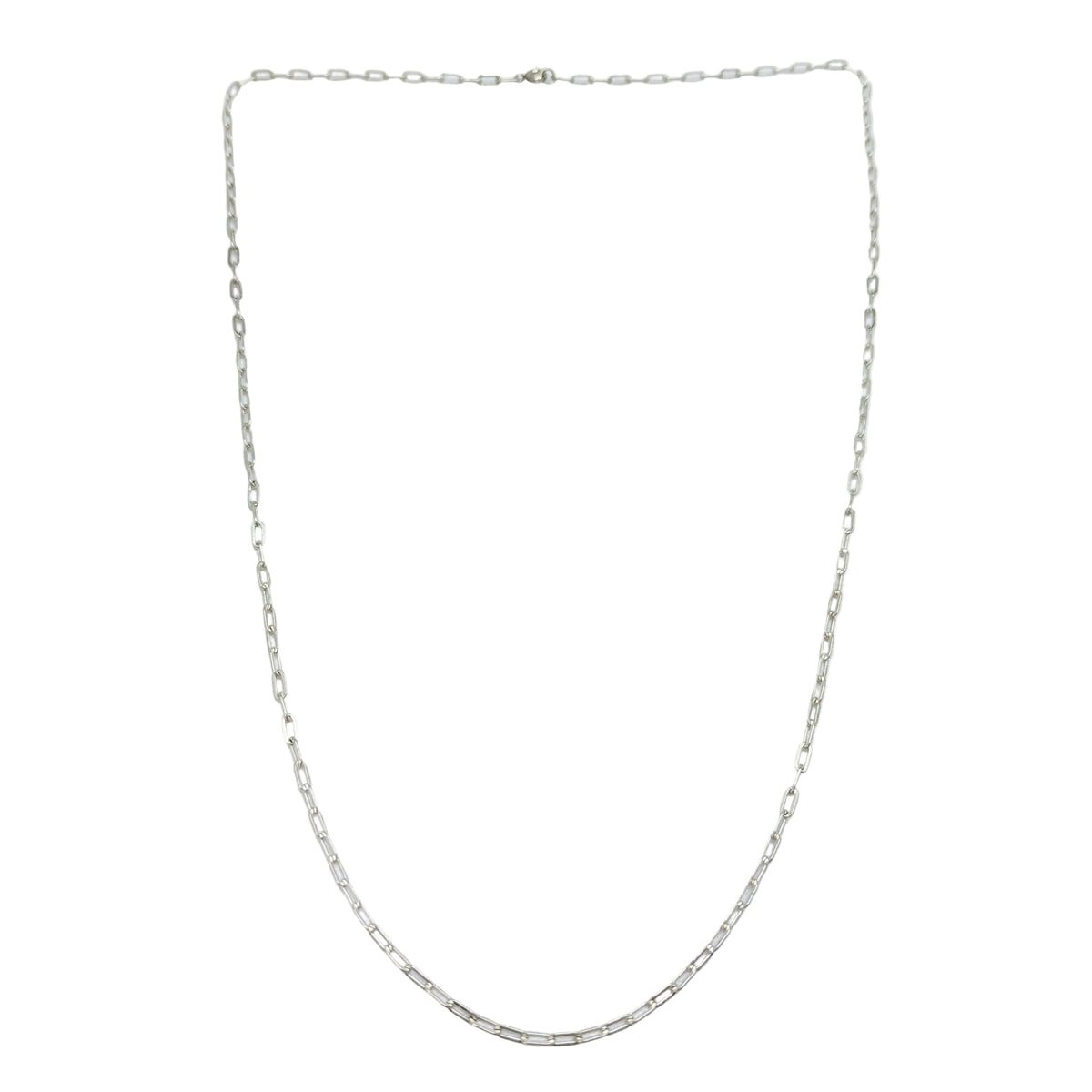 Vintage c 1960-70s Solid Silver Versatile Chain Necklace.