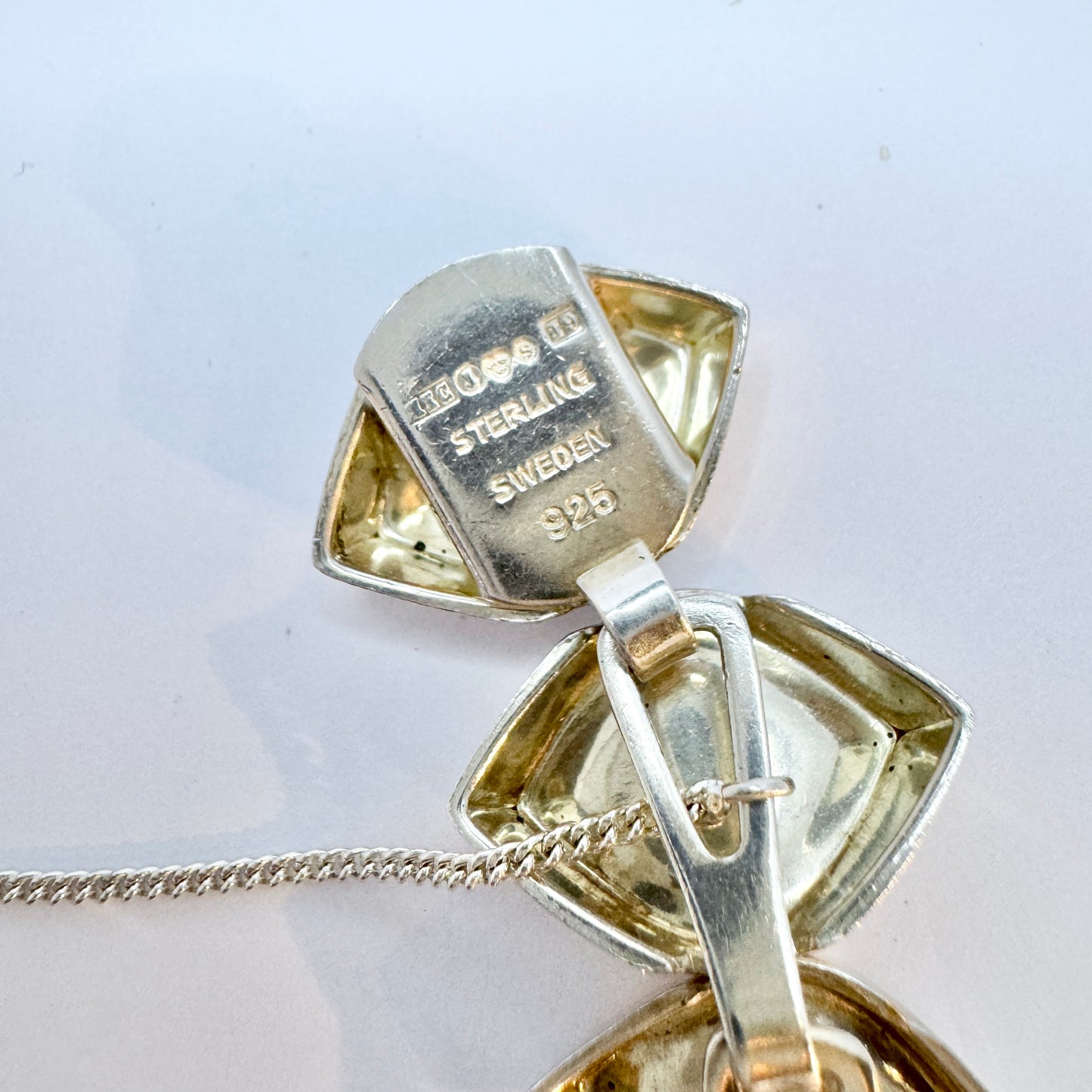 Michelsen, Sweden 1959. Vintage Mid-Century Modern Sterling Silver Bracelet.