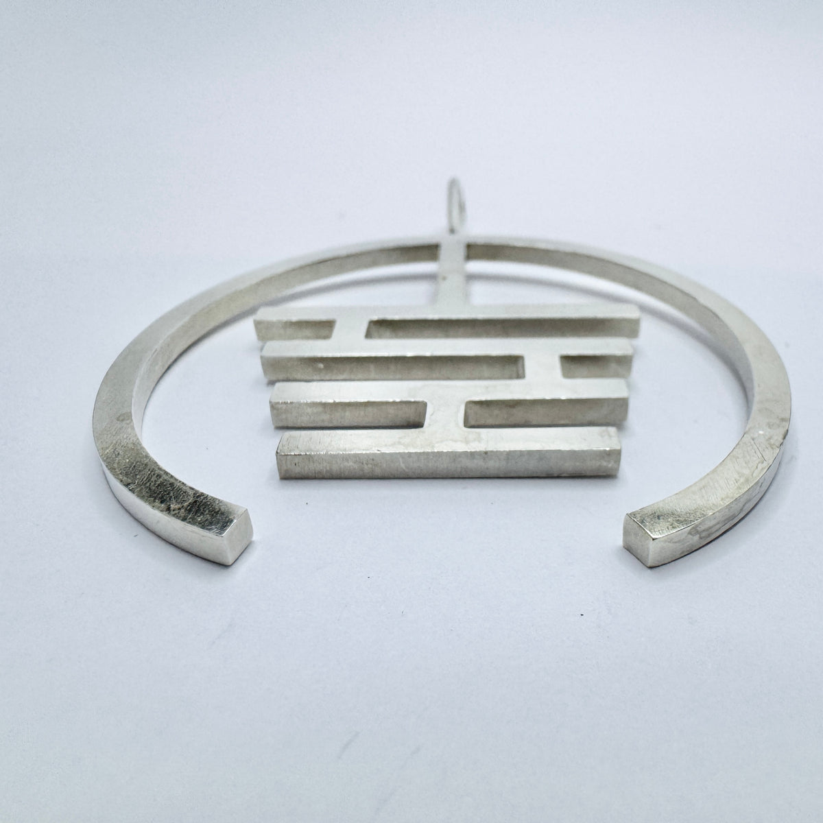 Arne Johansen, Denmark. Large Vintage Sterling Silver Pendant.