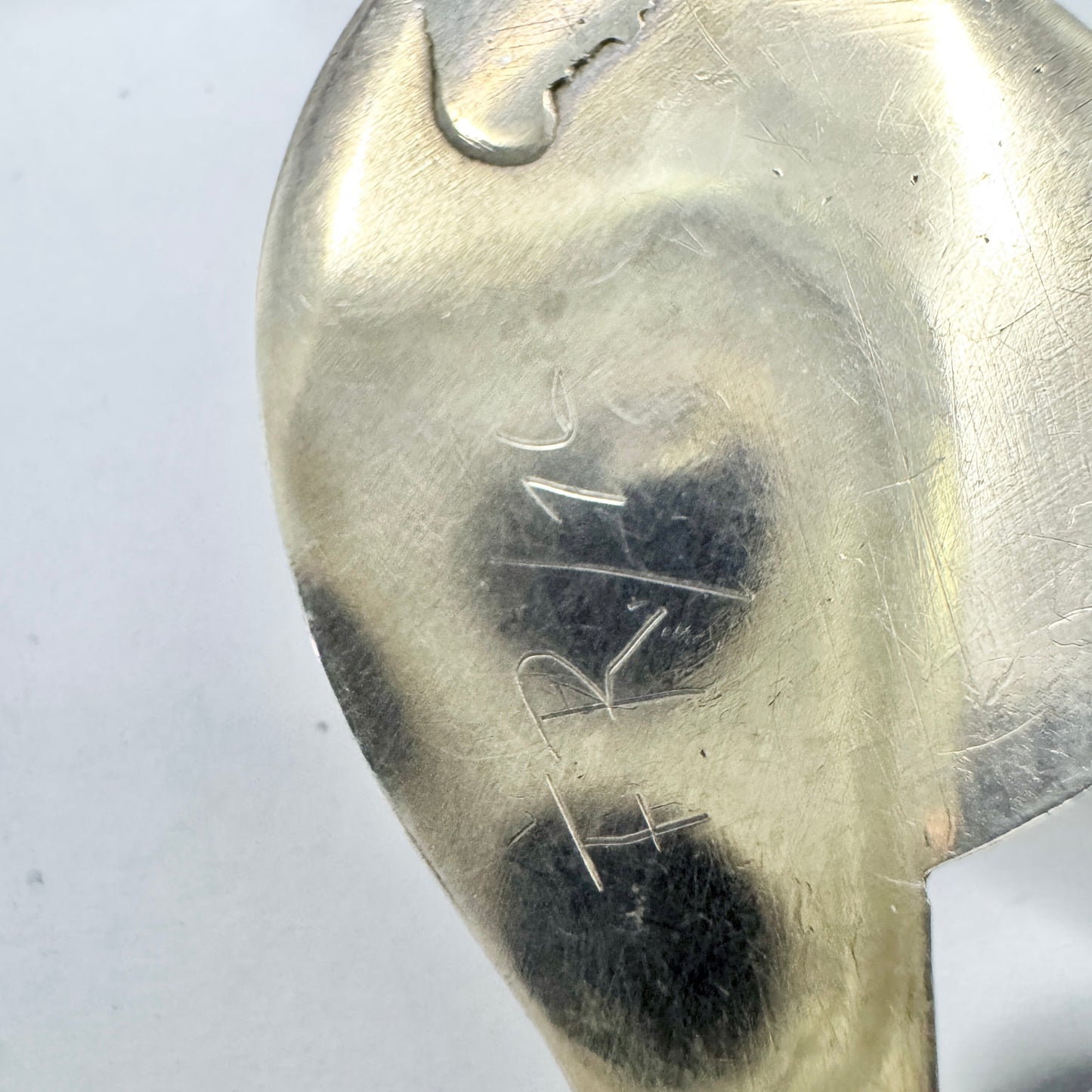 Vintage 1976 Sterling Silver Bloodstone Pendant Necklace.