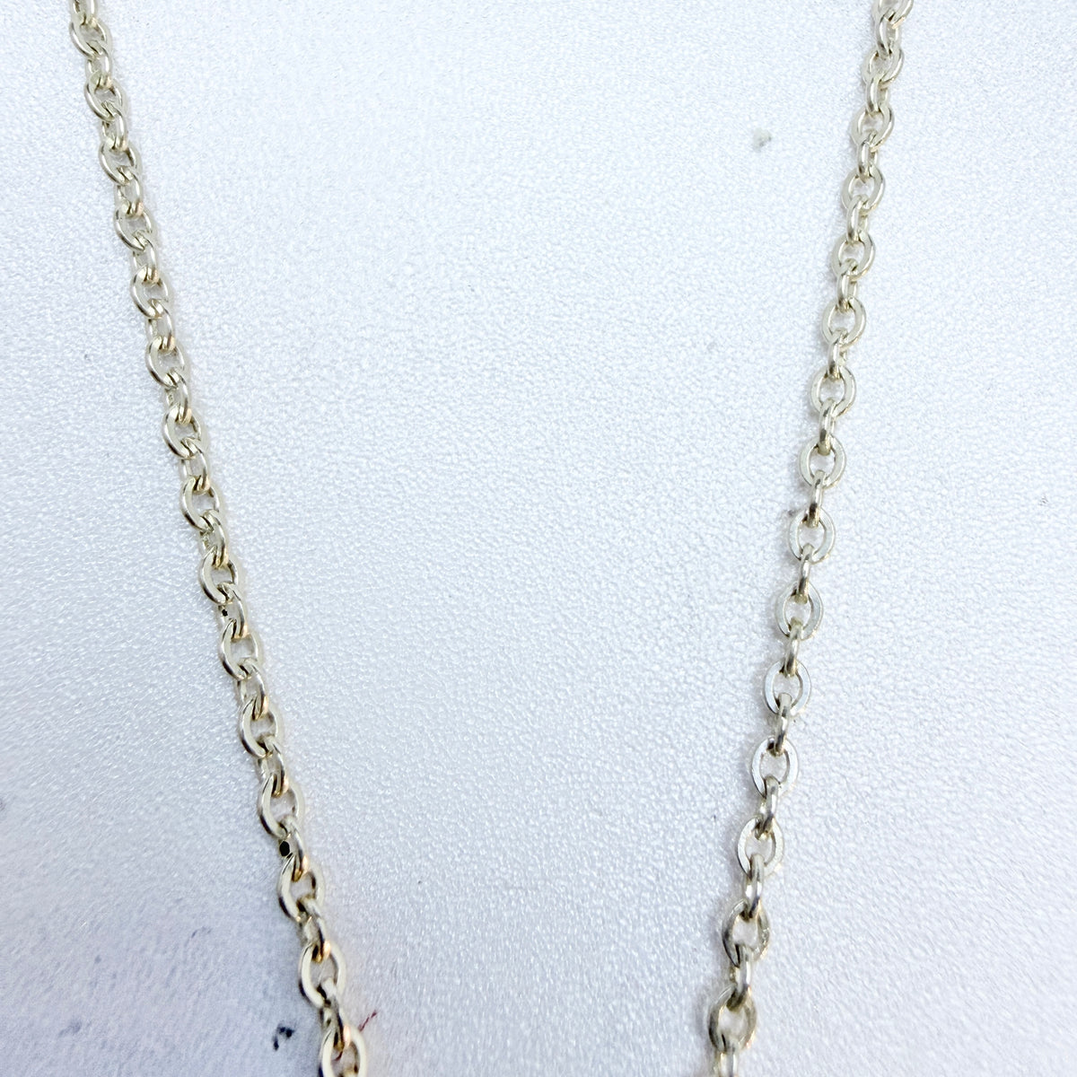 O Nordström, Sweden 1975. Vintage Solid Silver Bergslagen-stone Pendant Necklace.