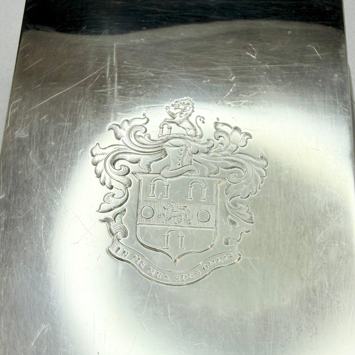 Gerald Benney. Vintage Sterling Silver Desk Notepad. Provenance: Marjorie Merriweather Post, Mar-a-Lago, Florida.