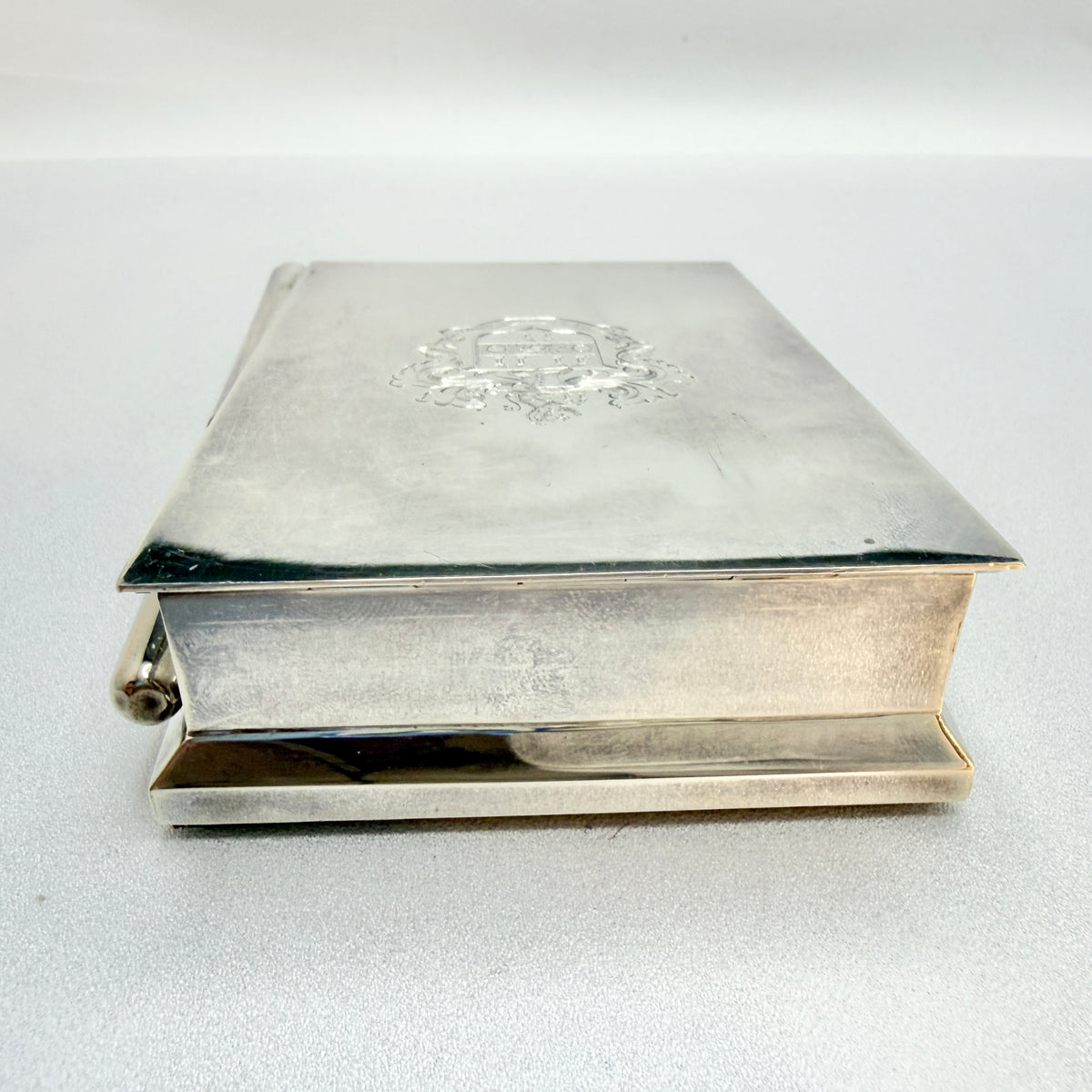 Gerald Benney. Vintage Sterling Silver Desk Notepad. Provenance: Marjorie Merriweather Post, Mar-a-Lago, Florida.