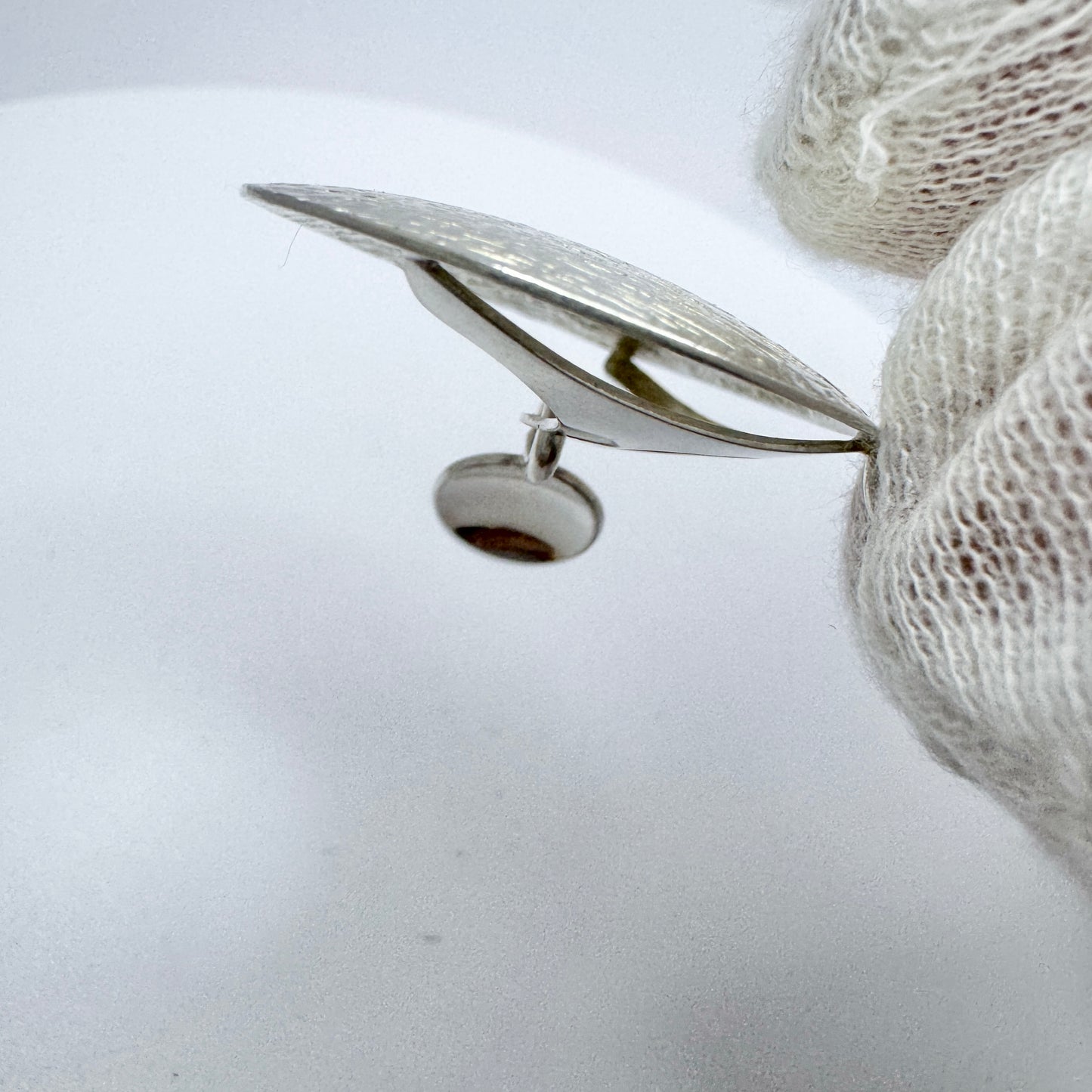 Kultateollisuus, Finland 1970s. Vintage Sterling Silver Pendant.