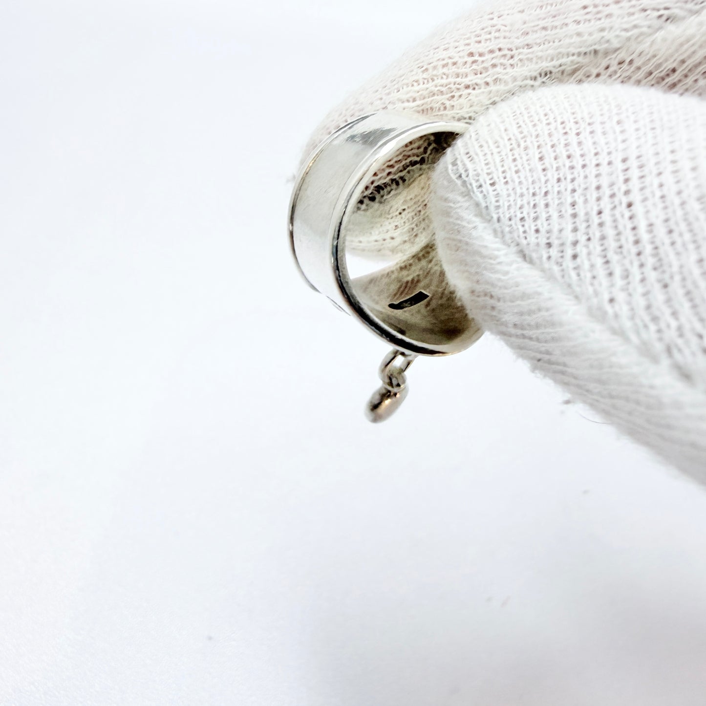 Kalevala Koru, Finland. Vintage Sterling Silver Heart Charm Ring