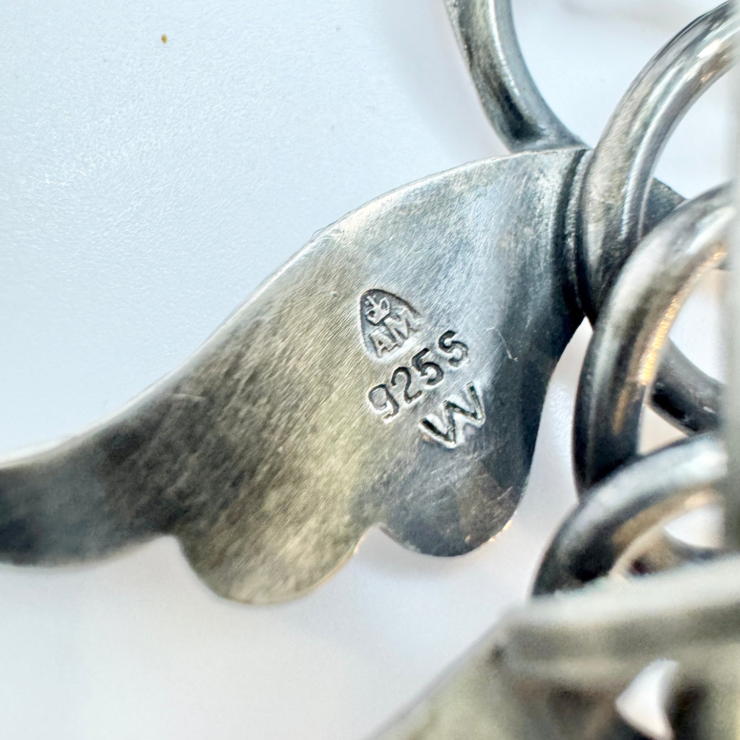 Anton Michelsen Denmark ca 1930 Art Deco Silver Pegasus Brooch. Rare.