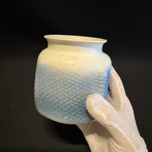 Gösta Grähs for Rörstrand. Vintage Reptile Glaze Caramic Vase.