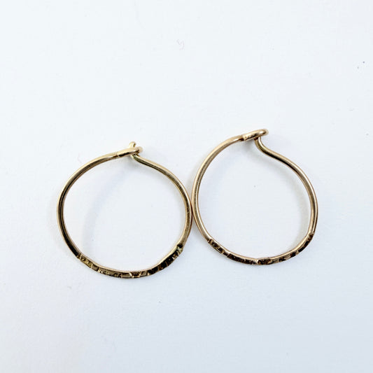 H & K Linder, Sweden 1959. Vintage 18k Gold Earrings.