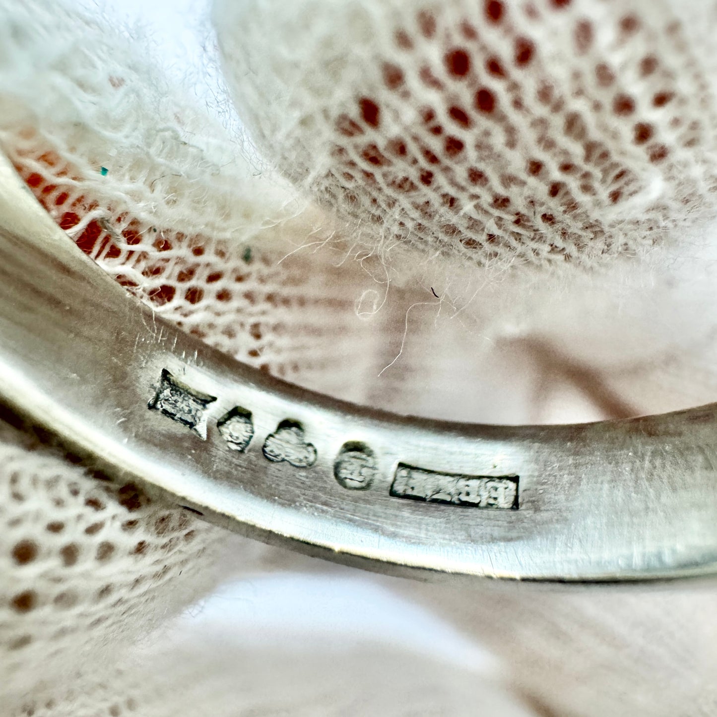 Ekström & Blom, Sweden 1935. Vintage Solid Silver Men's Ring Band.