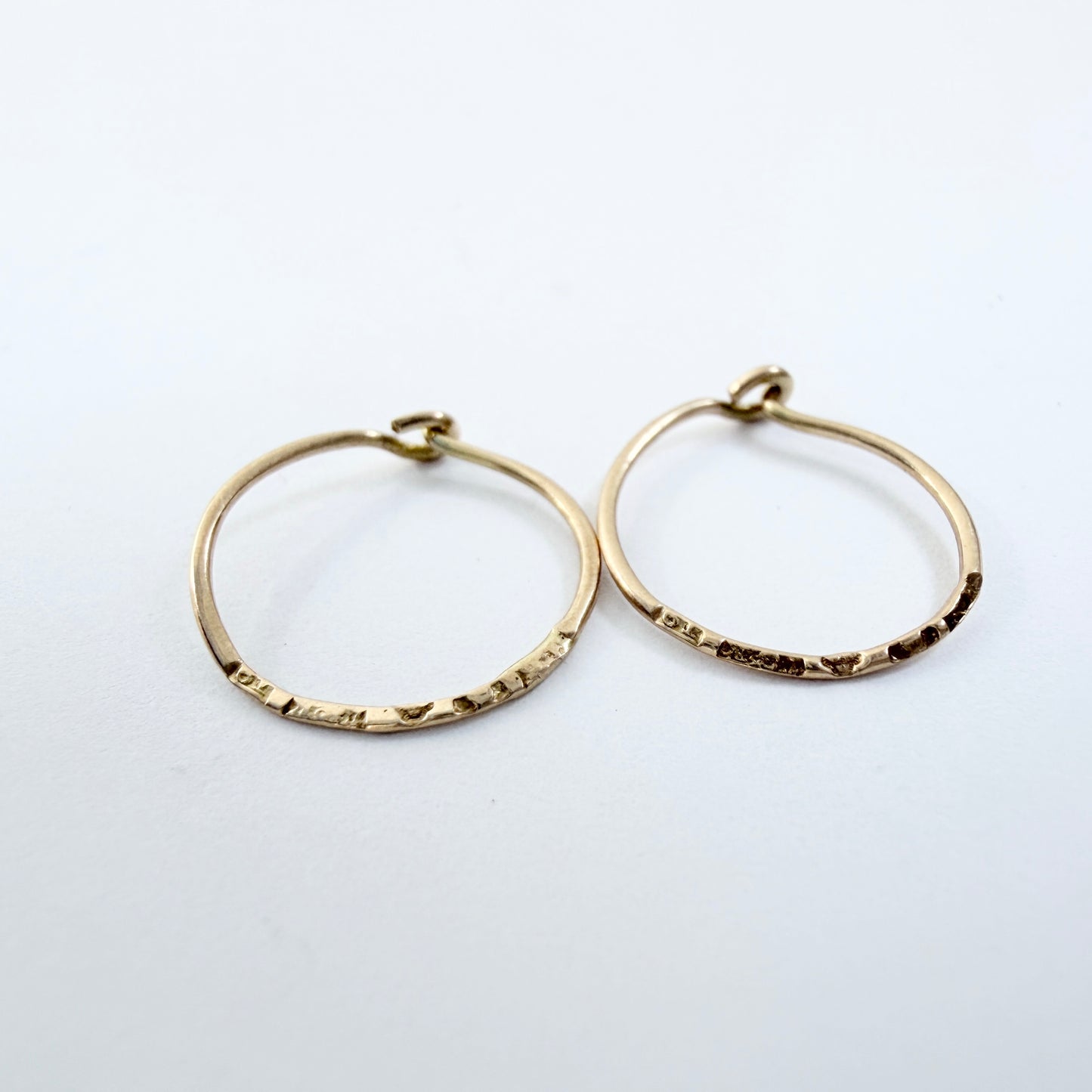 H & K Linder, Sweden 1959. Vintage 18k Gold Earrings.