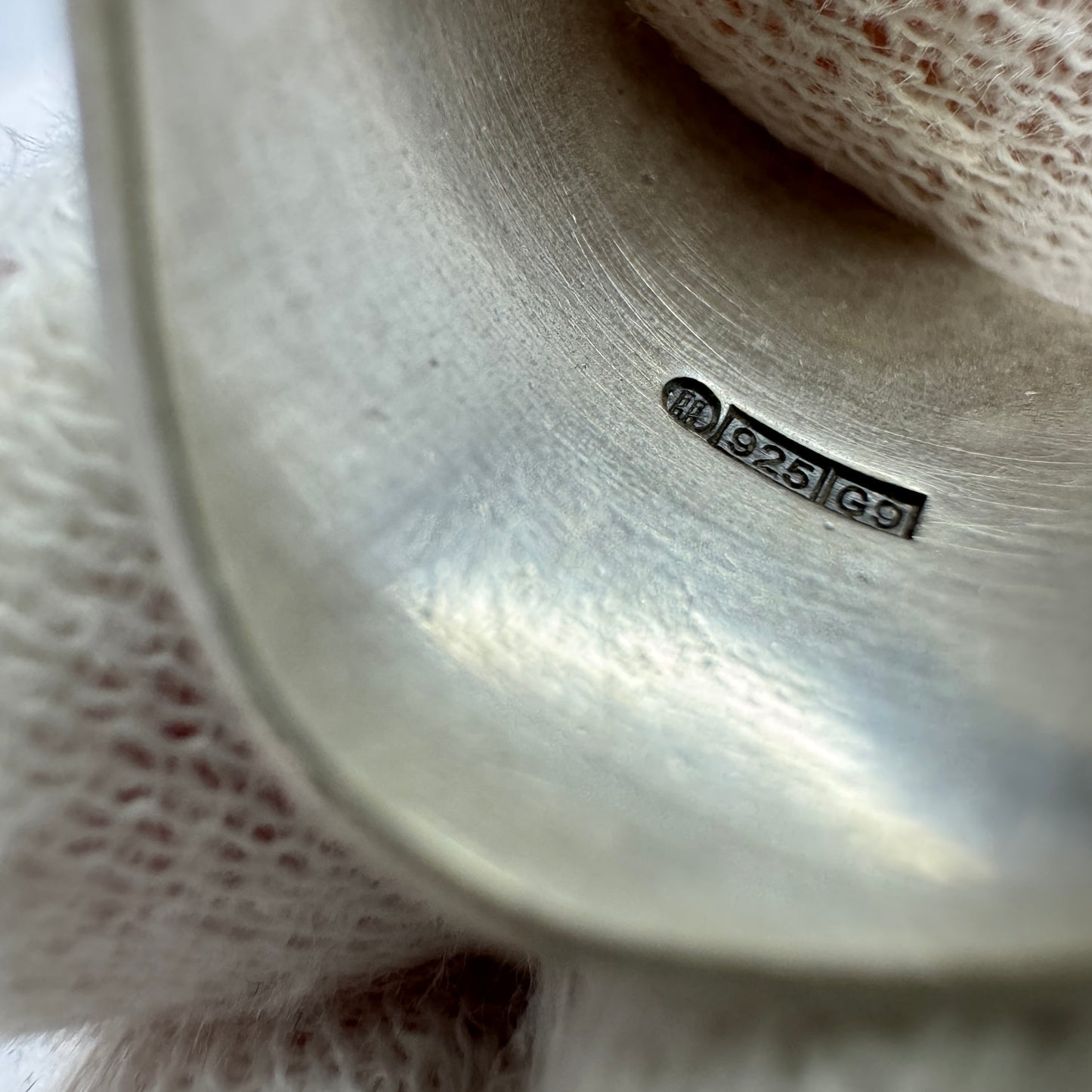 Kalevala Koru, Finland Sterling Silver Heart Charm Ring