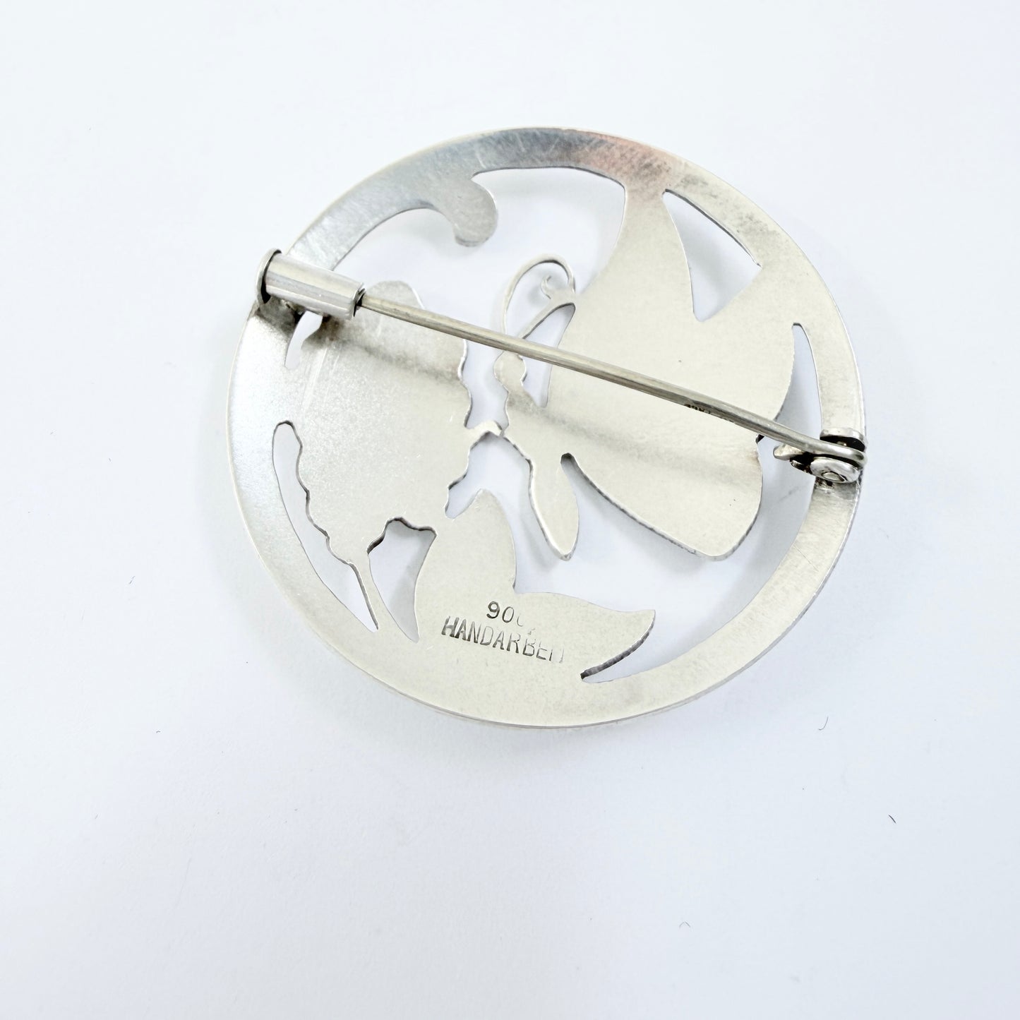 Germany early - mid 1900s. Vintage 900 Silver Butterfly Brooch.