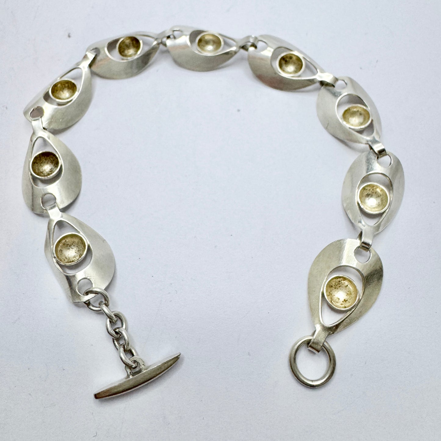 Herman Siersbøl, Denmark 1950-60s. Vintage Sterling Silver Bracelet.