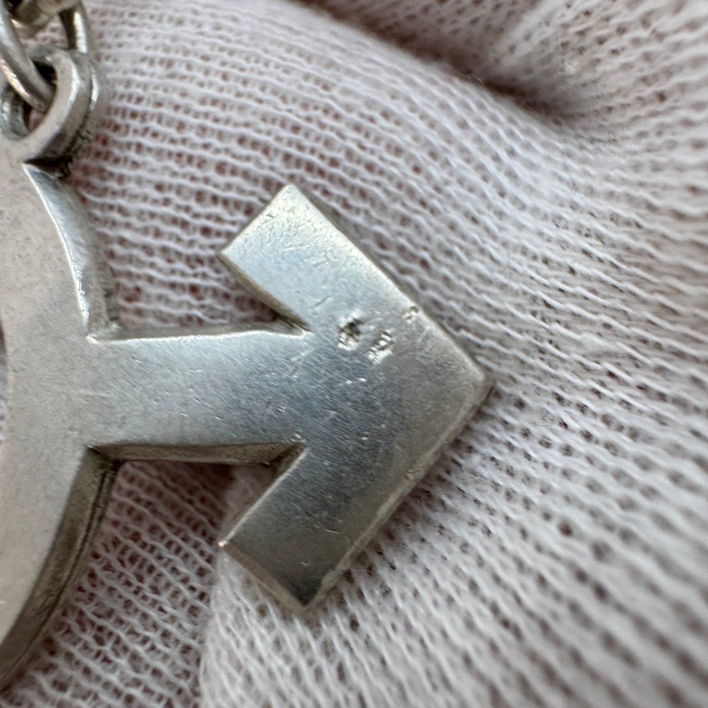 Sweden 1974. Vintage Solid Silver Mars Pendant Bracelet.