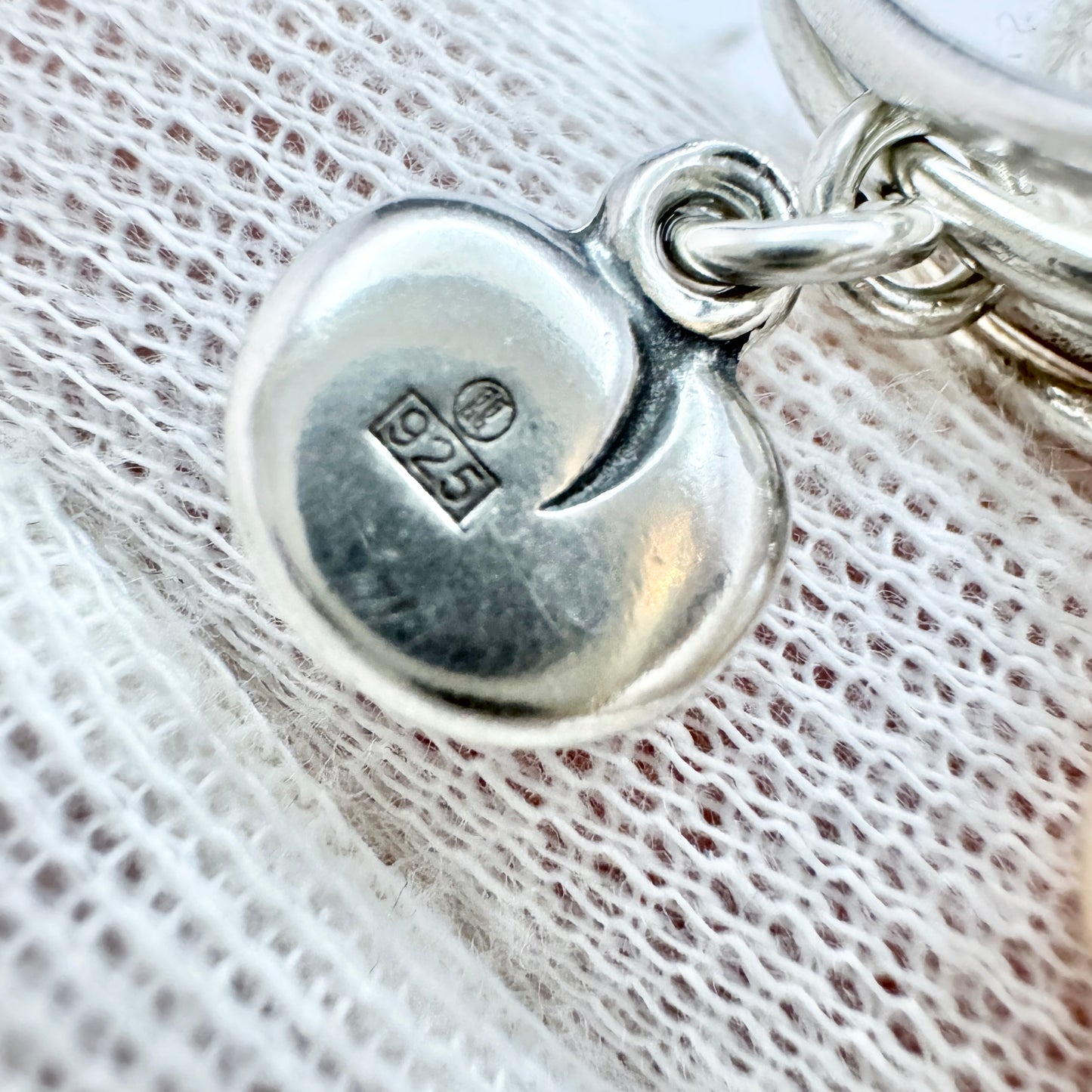 Kalevala Koru, Finland. Vintage Sterling Silver Charm Ring.