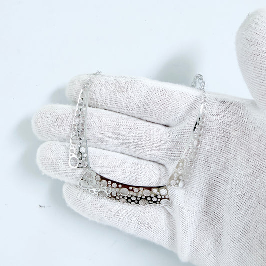 Kultakeskus, Finland. Design Liisa Vitali, Sterling Silver Necklace