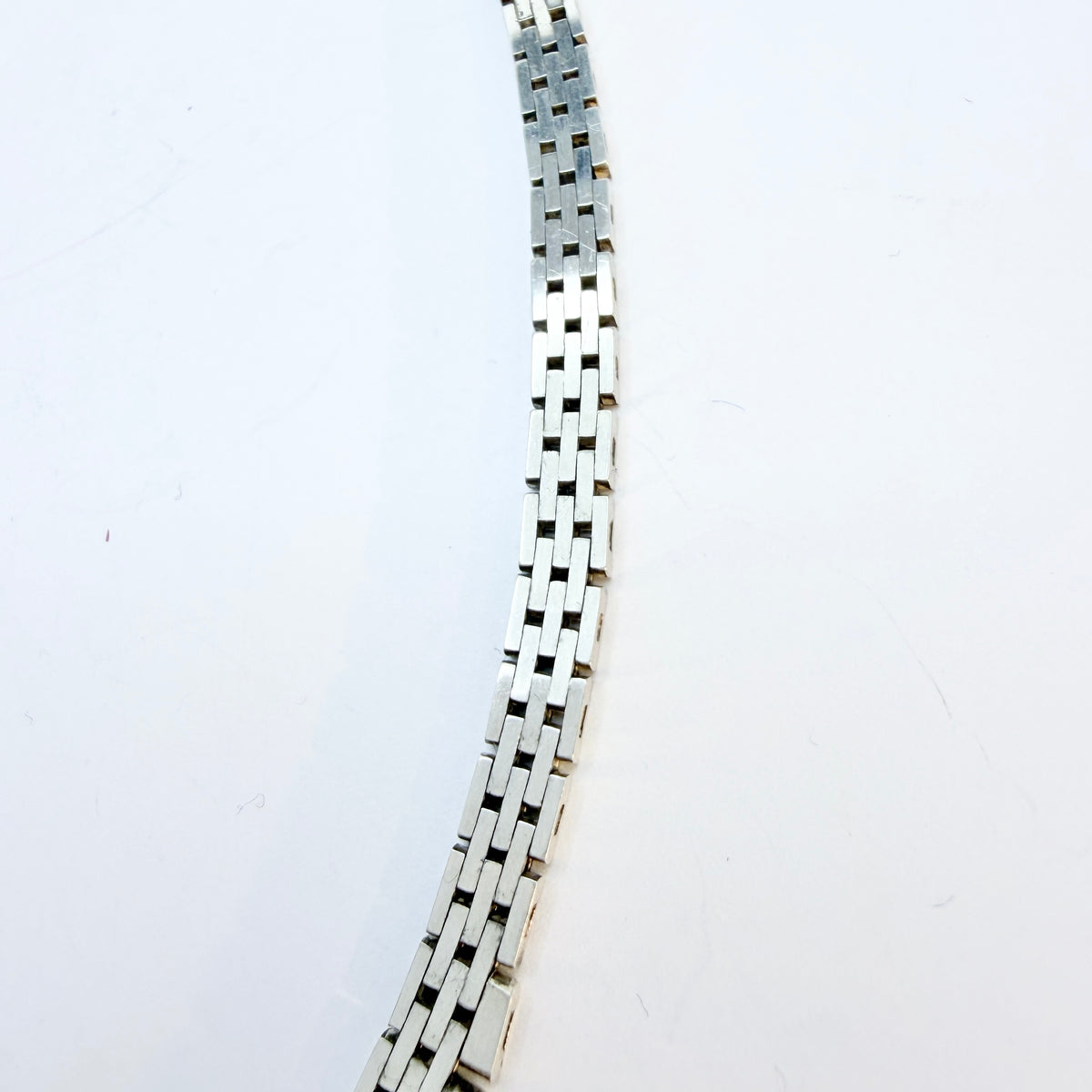 Tage Hansen Guldsmedie, Denmark c 1970s. Solid Silver Necklace.